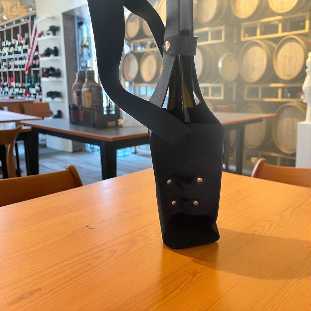 leather wine carrying  case