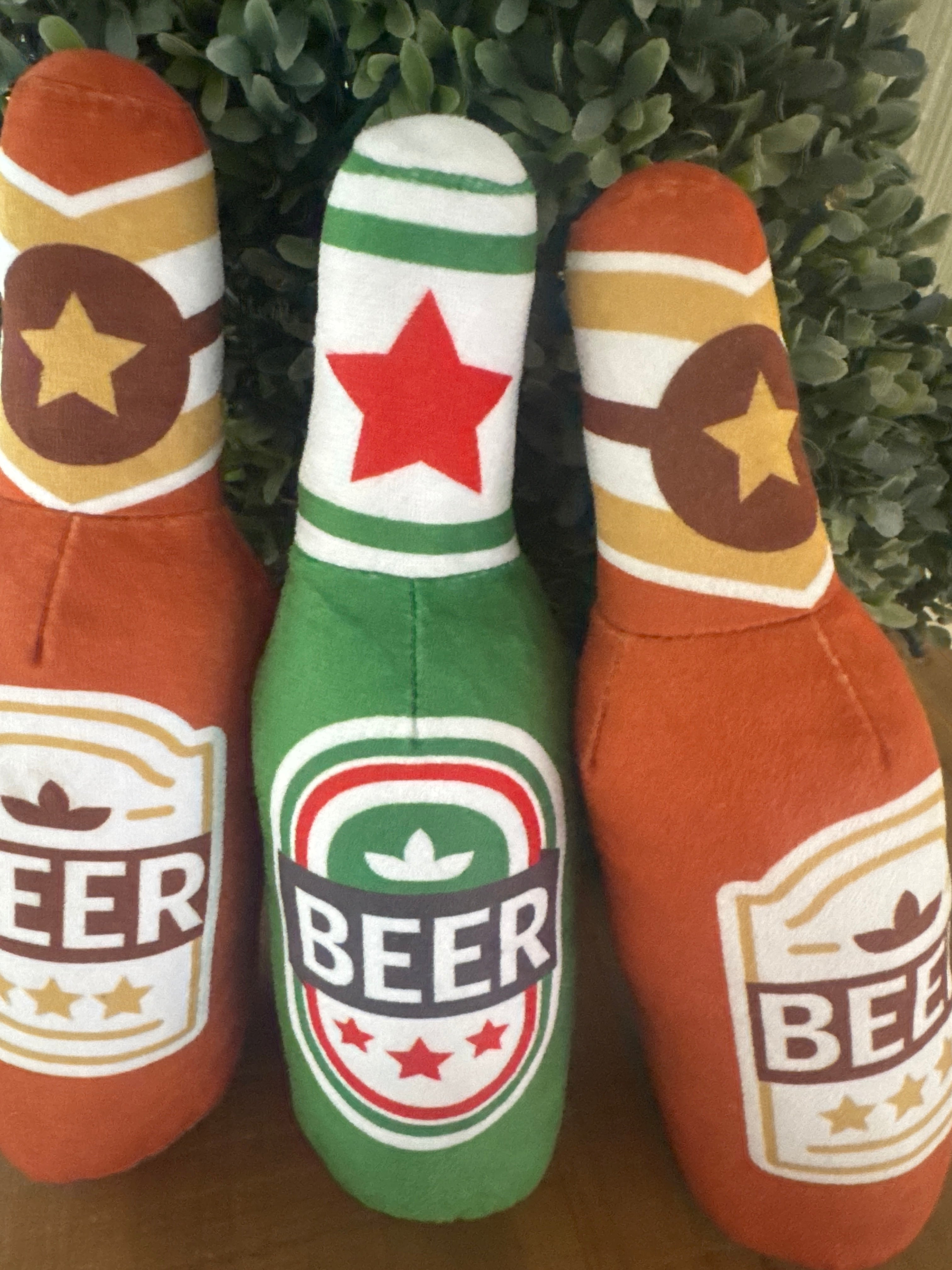 Beer chew toys